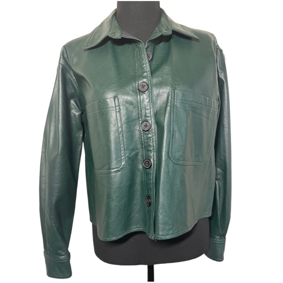 Shirt / Jacket - Faux Leather - Picture 3 of 14